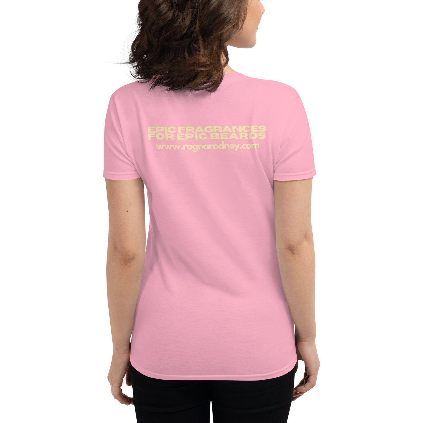 Women's short sleeve t-shirt.