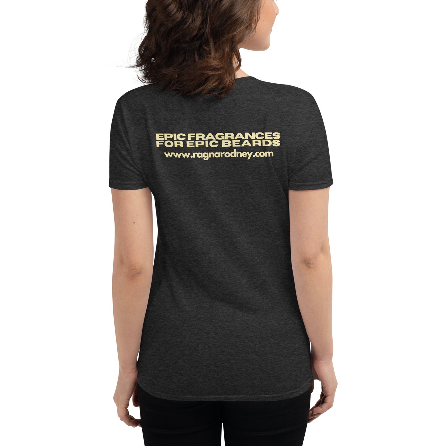 Women's short sleeve t-shirt.