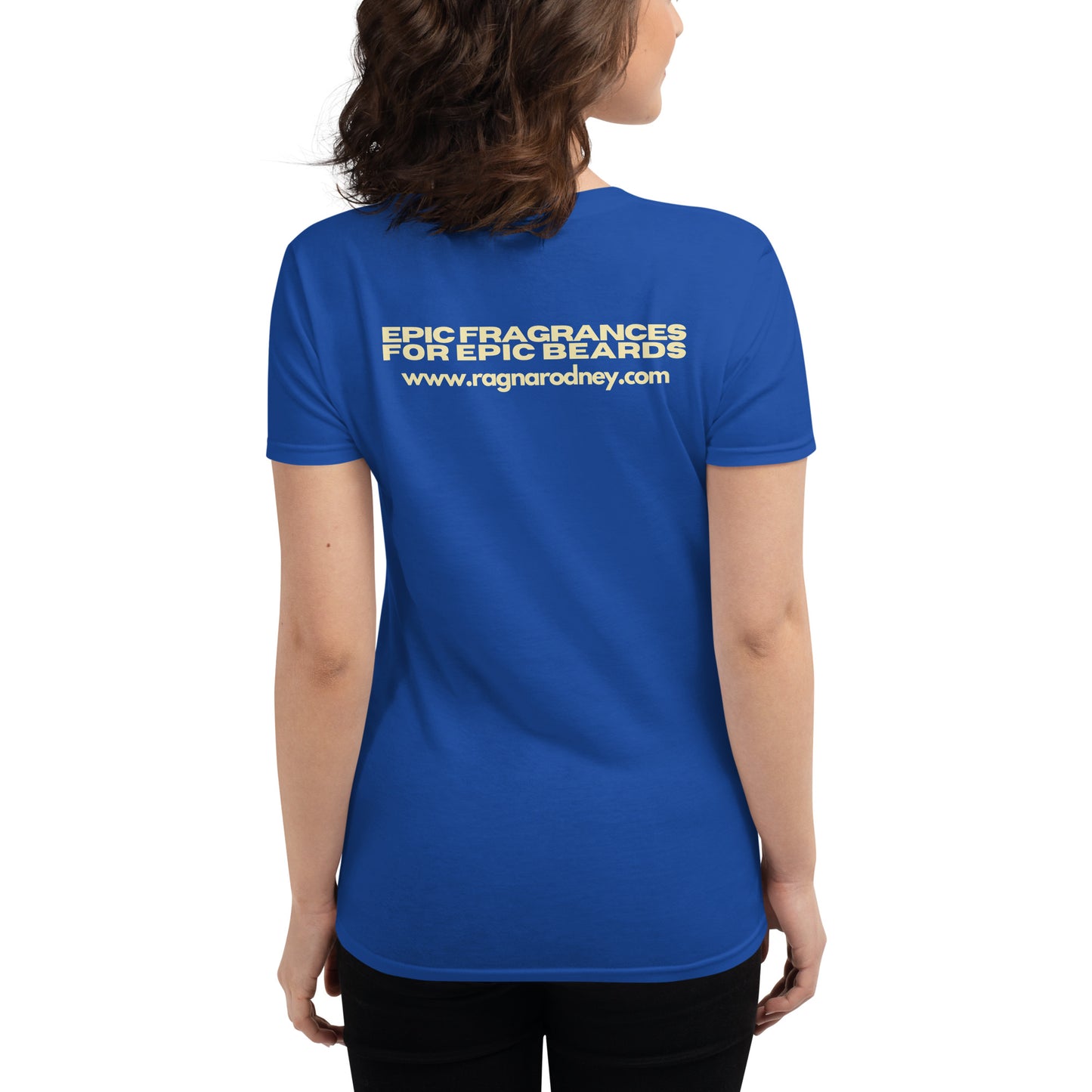 Women's short sleeve t-shirt.